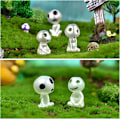 Miniatyrbillede 4 af 5: Fe Have Tilbehør, 10 stk. Selvlysende Træ Elvere Fe, Prinsesse Mononoke Lysende Spøgelse, Fe Have Gnome Statue Figur