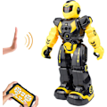 Miniatyrbild 1 av 9: Barnrobot intelligent programmerbar robot med infraröd fjärrkontroll leksak dansande sjungande LED-ögon geststyrning robotset yellow