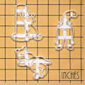 Miniatyrbild 5 av 5: Kattkakformar 3-pack, Söta kakformar, DIY Bakning Hantverk Kakformar Kattform för Tårtdekoration 3 st