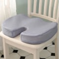 Miniatyrbilde 1 av 7: Kontorstolpute Ekstra Stor Memory Foam Sittepute, Ergonomisk Sittepute for å Lindre Isjias og Smerter Forårsaket av Langvarig Sitting grey