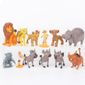 12 st Tecknade Lejonkungen Kung Kion Simba PVC Actionfigurer Bunga Beshte Fuli Ono Figurer