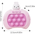 Miniatyrbilde 2 av 5: Pop It Spill - Pop It Pro Lysende Spill Hurtig Trykk Fidget-spill Rosa Kanin rosa