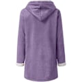 Miniatyrbillede 4 af 6: Damer Vinterjakker Udsalg Plus Størrelse Dame Fleeceforet Jakke Hoodies Lomme Uld Casual Hættetrøjer Horn Knapper Casual Varmt Jakke Trench XL 01 Purple