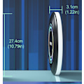 Pikkukuva 2 / 9: Ladattava LED Frisbee - 175G-RGB - Älykäs tila - Automaattinen sytytys - Hauska lahja syntymäpäiville ja retkeilyyn - Satunnaiset UFO-kuviot Three Colors