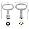Miniatyrbilde 3 av 5: 2 stk panelnøkkel Universal Triangle/Socket Elektrisk skap