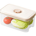 Miniatyrbild 1 av 9: Kylskåpsförvaringslåda - Transparent förvaringslåda för frukt - Multifunktionell matbehållare med lock för camping, fest, kök, picknick