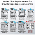 Miniatyrbillede 2 af 5: 4-pak vandfiltre til Sage kaffemaskine - vandfilter til Sage Barista Express Pro Touch