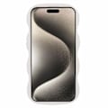 Pikkukuva 2 / 6: iPhone 15 -puhelimen suojakuori, aaltoileva, luonnonvalkoinen