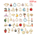 Pikkukuva 1 / 5: Eläin- ja kukkasekoitusriipus DIY-rannekoru A: 50Pcs