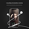 Miniatyrbillede 4 af 5: EarPods med Lightning-stik, fuldt kompatible med Apple iOS kablet kontrol, opkald, karaoke, støjreduktion Lightning connector