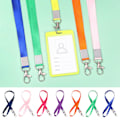 Miniatyrbillede 8 af 10: 2 stk. Halskæde Lanyard ID-kortholder Sort - høj kvalitet h Sort