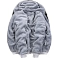 Miniatyrbillede 2 af 6: Mænds Trøje Termisk Sherpa Foret Jumper Jakker Vinter Træning Fleece Hoodie Fuld Lynlås Uld Varmt Tykke Frakker Yderbeklædning