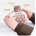 Miniatyrbild 2 av 8: BRUNT BJÖRN Pop It-spel - Pop It Pro Light Up-spel Snabb tryck Fid