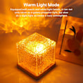 Miniatyrbild 2 av 5: Projektorlampa för sovrum - Vågformigt sensorljus med 16 färger, takprojektor nattlampa för sovrum/fest