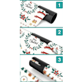 Miniatyrbild 4 av 4: 3-pack Glidande Presentpapperskutter - Bärbar Presentpappersrulle-kutter för Jul- och Födelsedagsinpackning