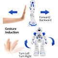 Miniatyrbild 2 av 9: Barnrobot intelligent programmerbar robot med infraröd fjärrkontroll leksak dansande sjungande LED-ögon geststyrning robotset blue
