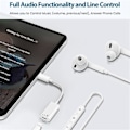 Pikkukuva 4 / 5: USB-C - Lightning -kuulokeadapteri 15 Pro Maxille, Type C uros - Lightning naaras