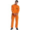 Fängelsedräkt, Orange Fånge Halloweenkostym för Män - Perfekt Men