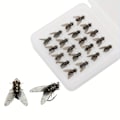 Miniatyrbilde 2 av 7: 2024 oppgradert fiskefôr, fluer for fluefiske, reke smaksfiskefôr, fluekrok mykt agn tilsett fiskefôr fiskeutstyr S