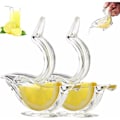 Miniatyrbild 1 av 9: Akrylisk citronpress i form av en fågel - Ergonomisk citronpress med hällpip - 5 delar 5pcs