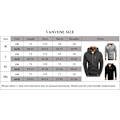 Miniatyrbilde 5 av 5: Herre hettegenser Sweatshirt Jakker Glidelås Opp Lett Jakker 2 Grey M