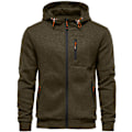 Miniatyrbilde 1 av 5: Herre hettegensere Sweatshirt Glidelås Lette jakker Green XL