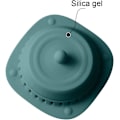 Miniatyrbillede 3 af 7: Silikone afløbsbeskytter anti lugt brusebad hår opsamler brusebad afløbsdæksel firkantet vask si prop filter til badeværelse, køkken, badekar, toiletter