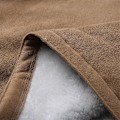 Miniatyrbilde 5 av 7: Vinterjakke for kvinner på salg - Pluss Størrelse, Fleecefôret Jakke med Hetter, Lommer, Ull, Avslappet, Hetter, Hornknapper, Avslappet, Varm Jakke, Trench 3XL 02 Brown