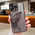 För iPhone 15 Pro TPU Skal Kvicksand Glitter Elektroplätering Telefonfodral