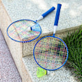 Miniatyrbild 3 av 5: 1 Par Badmintonracket för Barn Badmintonset för Barn Nylonlegering Lätt Racket för Barn, Utomhus Sport