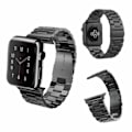 Miniatyrbillede 11 af 11: Apple Watch 38/40/41 Link Armbånd Metal Sort Sort