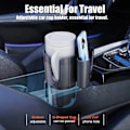 Pikkukuva 2 / 6: Auton mukitelineen pidennin, 2-in-1 mukitelineen pidennin säädettävällä pohjalla, monitoiminen auton mukitelineen pidennin juomien pidike Cup holder + mobile phone