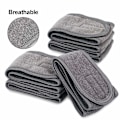 Pikkukuva 4 / 5: Spa-hiuspanta, joustava hiuspyyhe, kylpyyn, meikkiin ja urheiluun, 8,9 cm leveä Grey