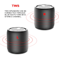 Pikkukuva 8 / 8: Bluetooth-kaiutin, Kannettava Mini Langaton Kaiutin Bluetooth 5.0 Ulkokaiutin HD Stereo HiFi Bassoilla, 1200mAh Akku Suihkuun, Matkalle, Urheiluun white