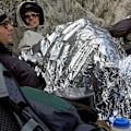Miniatyrbillede 7 af 9: Bærbar sovepose, tykk multifunktionel sovepose kuldebestandig varm nødblanket, velegnet til udendørs camping 2-Pack