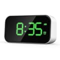 Digital Väckarklocka För Sovrum, Sängklocka Med 6 Ljusstyrkenivåer, Snooze (vitt Utseende)