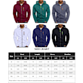 Miniatyrbillede 4 af 4: Herre Hoodies Sweatshirt Zip Up Letvægtsjakker 1 White XXL