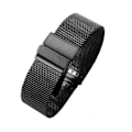 Miniatyrbild 1 av 5: Mesh Armbands Snabbkoppling Armbands Milanese Rostfritt Stål Mesh Armband för Ersättning, En Storlek Klockspänne Passar Apple Watch Black 22mm
