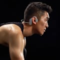 Pikkukuva 5 / 8: Luujohtokuulokkeet Bluetooth Open Ear Langattomat HiFi Stereo -kuulokkeet mikrofonilla urheiluun, kuntoiluun, pyöräilyyn, juoksuun, ajamiseen (harmaa) Grey
