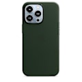 Miniatyrbillede 1 af 3: Læder Telefon Cover til Iphone 13 Pro Læder Cover med Magsafe Sequoia Grøn Sequoia Green