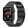 Miniatyrbillede 1 af 11: Apple Watch 38/40/41 Link Armbånd Metal Sort Sort