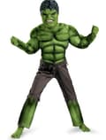 Höstdräkt cosplay, Hulken-dräkt för barn, storlek M