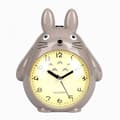 Väckarklockor för sovrum, Tecknad Väckarklocka Totoro Väckarklocka Nattlampa, Skrivbordsklocka för studenter och barn (Grå)