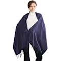 Miniatyrbillede 2 af 7: Dametørklæder Pashmina-sjal og -omslag til bryllupstørklæder til kvinder Vinter Navy