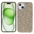 För iPhone 15 Mobilskal Elektropläterad Ram TPU+PC Glitter Skal
