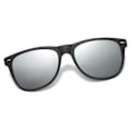 Miniatyrbillede 3 af 5: Clip-on Wayfarer Solbriller Spejlglas til Eksisterende Briller sort