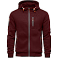 Miniatyrbilde 1 av 4: Herre hettegenser Sweatshirt Glidelås Lette jakker New Red M