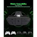 Miniatyrbilde 4 av 4: Stereo Headset Adapter Lyd Mikrofon Hodetelefon Konverter for Xbox Juster Lydbalanse