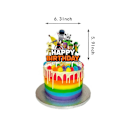 Miniatyrbilde 3 av 5: Gaver Dekor Festutstyr Stumble Guys Tema Bursdagssett Inkluderer Banner Kake Cupcake Topper Ballongsett