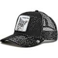 Miniatyrbillede 2 af 2: Voksen Sort Panther Mesh Cap Sommer Baseball Cap Trucker Cap W-WELLNGS Sølv Ræv - Sort Sølv Ræv - Sort Silver Fox - Black